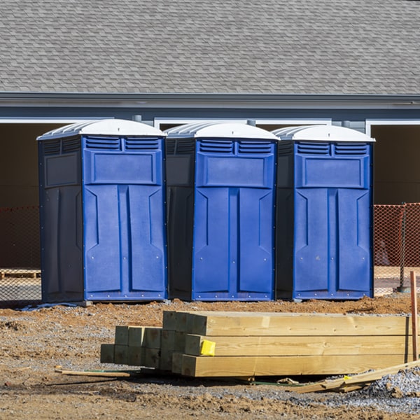 are there different sizes of portable restrooms available for rent in Caledonia